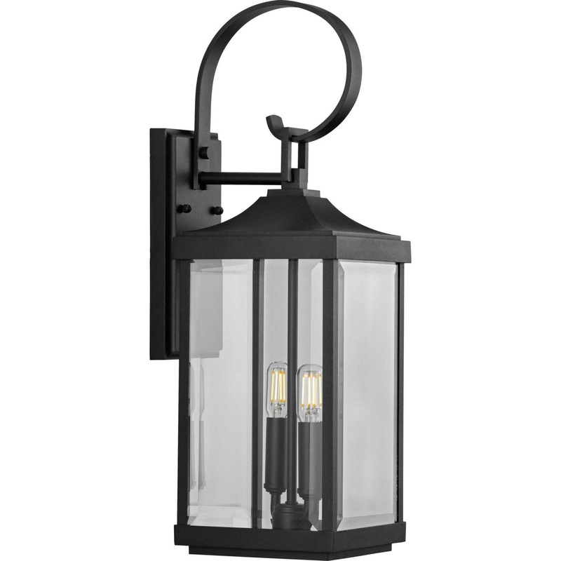 Gibbes Street Two Light Wall Lantern in Black