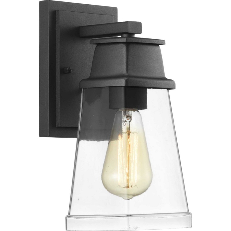 Greene Ridge One Light Wall Lantern in Black