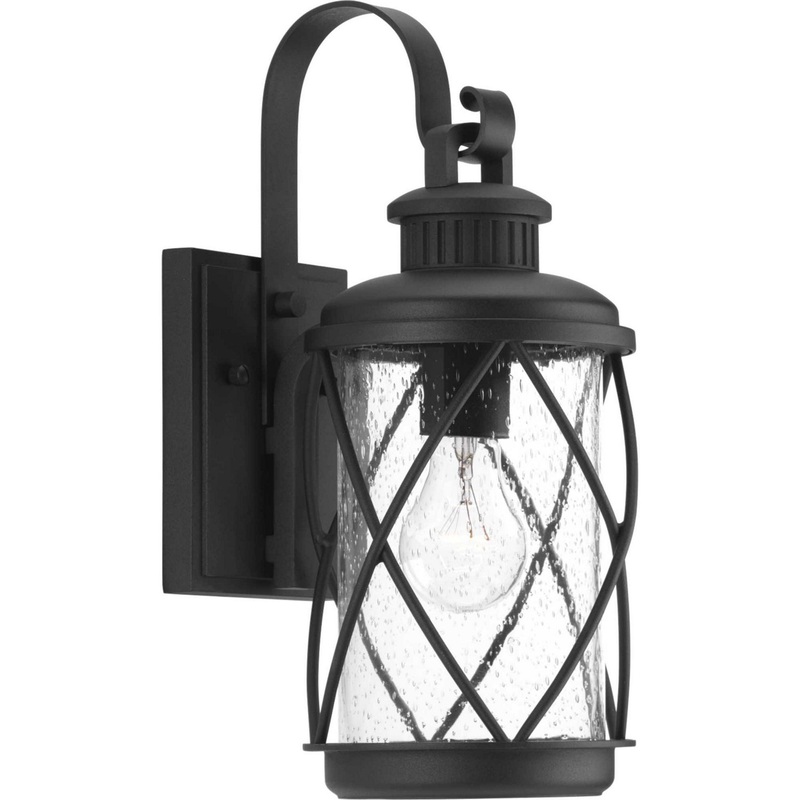 Hollingsworth One Light Wall Lantern in Black