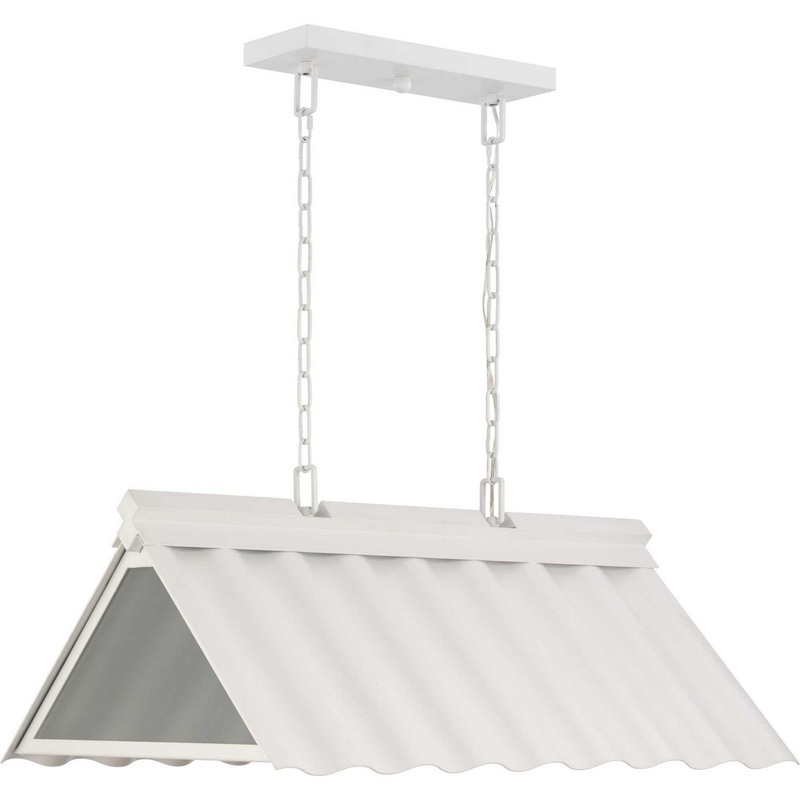 Point Dume-Edgecliff Three Light Outdoor Pendant in Shelter White
