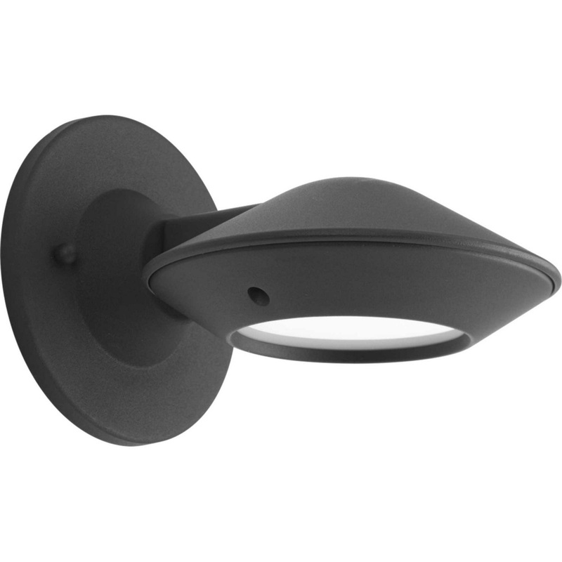 Strata Led LED Wall Lantern in Black