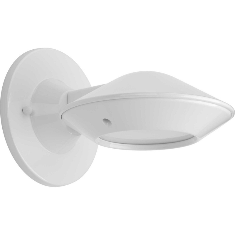 Strata Led LED Wall Lantern in White