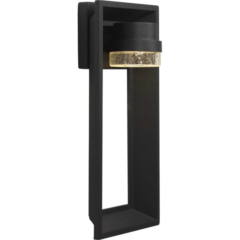 Z-1010 Led LED Wall Lantern in Black