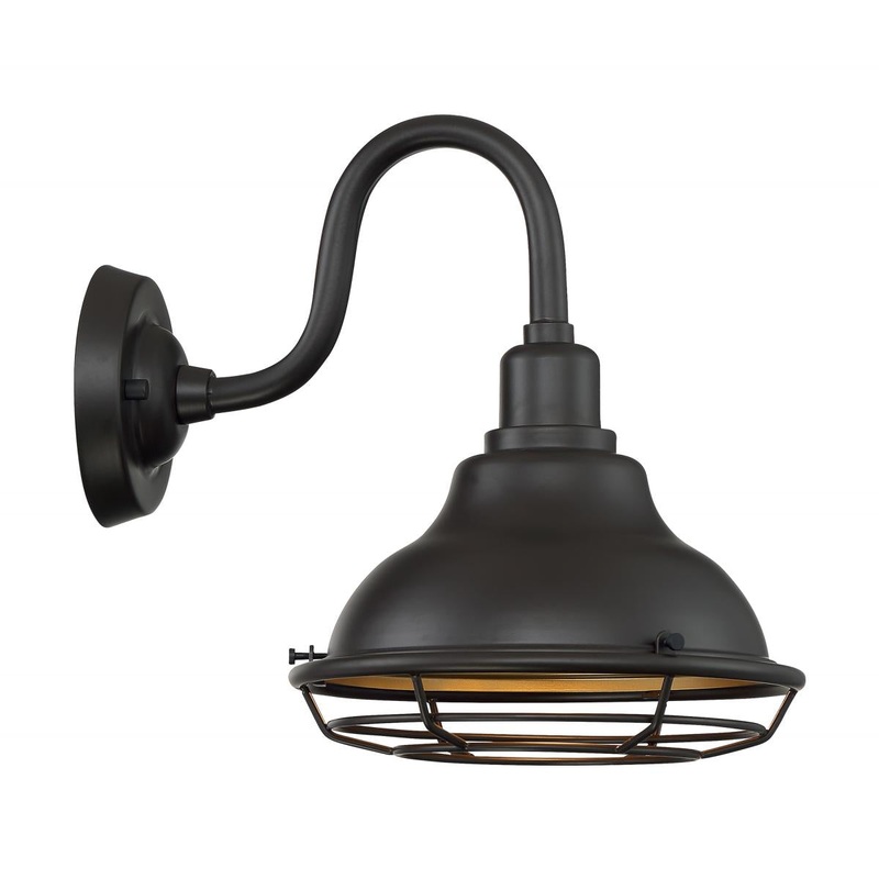 Newbridge - 1 Light Sconce with- Dark Bronze and Gold Finish