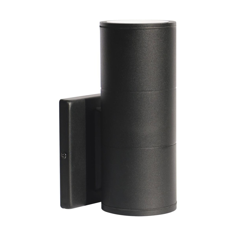 1 Light - LED Large Up or Down Sconce - 10W - 3000K - Black Finish 120-277V