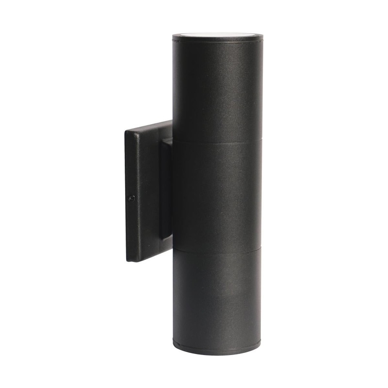 2 Light - LED Large Up and Down Sconce - 20W - 3000K - Black Finish 120-277V