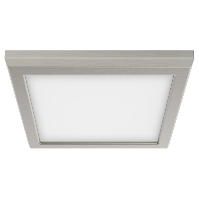 Blink Pro - 11W; 7in; LED Fixture; CCT Selectable; Square Shape; Brushed Nickel Finish; 120V