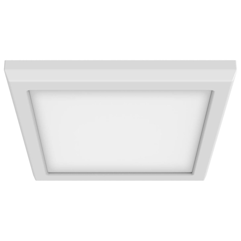 Blink Pro - 11W; 7in; LED Fixture; CCT Selectable; Square Shape; White Finish; 120V