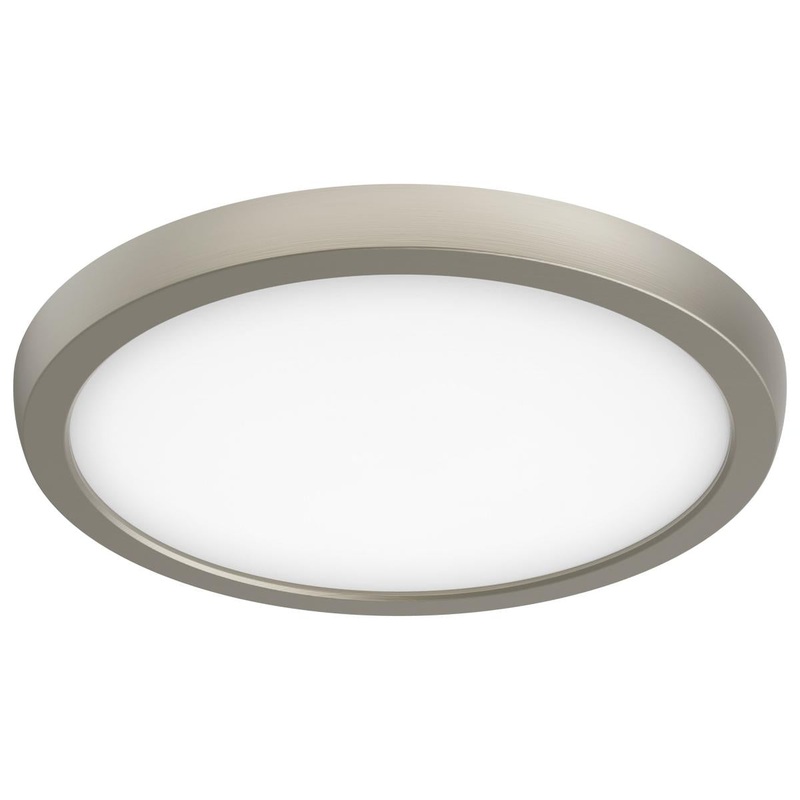 Blink Pro - 13W; 9in; LED Fixture; CCT Selectable; Round Shape; Brushed Nickel Finish; 120V