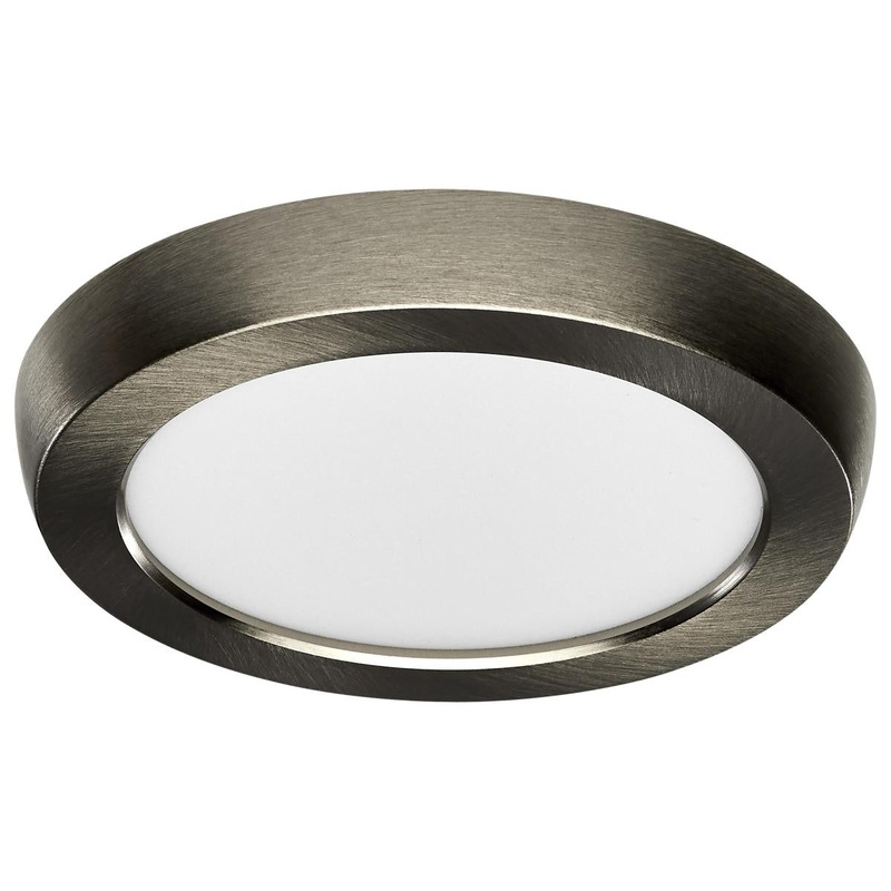 Blink Pro - 9W; 5in; LED Fixture; CCT Selectable; Round Shape; Brushed Nickel Finish; 120V
