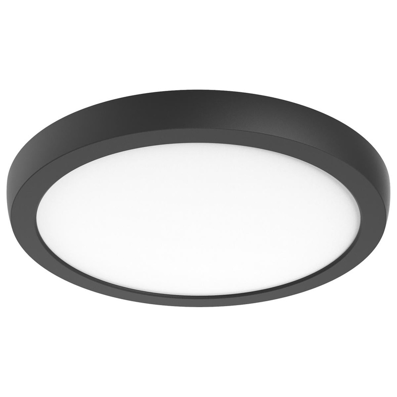 Blink Pro Plus; 19.5 Watt; 12 in.; Surface Mount LED; CCT Selectable; 90 CRI; Black Finish; 120/277 Volt; Round Shape