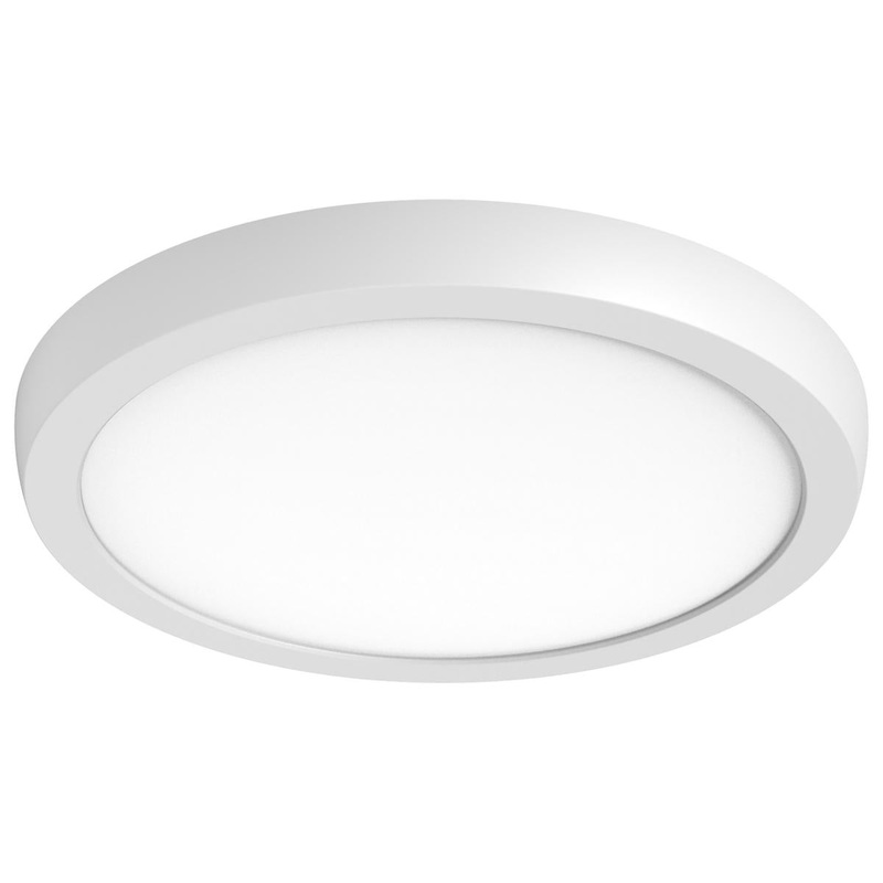 Blink Pro Plus; 19.5 Watt; 12 in.; Surface Mount LED; CCT Selectable; 90 CRI; White Finish; 120/277 Volt; Round Shape