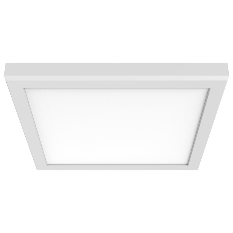 Blink Pro Plus; 19.5 Watt; 12 inch; Surface Mount LED; CCT Selectable; 90 CRI; White Finish; 120/277 Volt; Square Shape