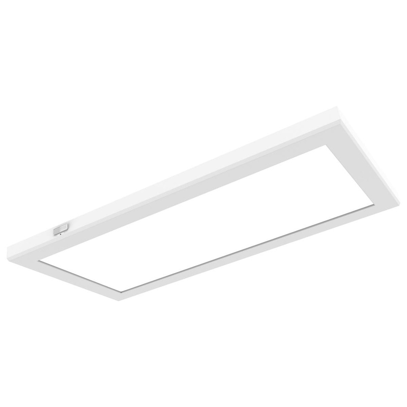 Blink Pro Plus; 24 Watt; 12 in. x 24 in.; Surface Mount LED; CCT Selectable; 90 CRI; White Finish; 120/277 Volt; Rectangular Shape