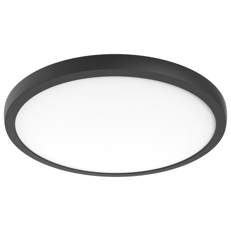 Blink Pro Plus; 34 Watt; 19 in.; Surface Mount LED; CCT Selectable; 90 CRI; Black Finish; 120/277 Volt; Round Shape