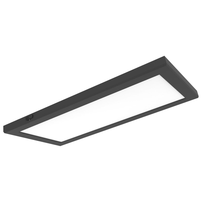Blink Pro Plus; 47 Watt; 12 in. x 48 in.; Surface Mount LED; CCT Selectable; 90 CRI; Black Finish; 120/277 Volt; Rectangular Shape
