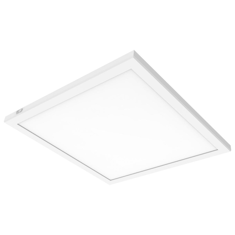 Blink Pro Plus; 47 Watt; 24 in.; x 24 in.; Surface Mount LED; CCT Selectable; 90 CRI; White Finish; 120/277 Volt; Square Shape