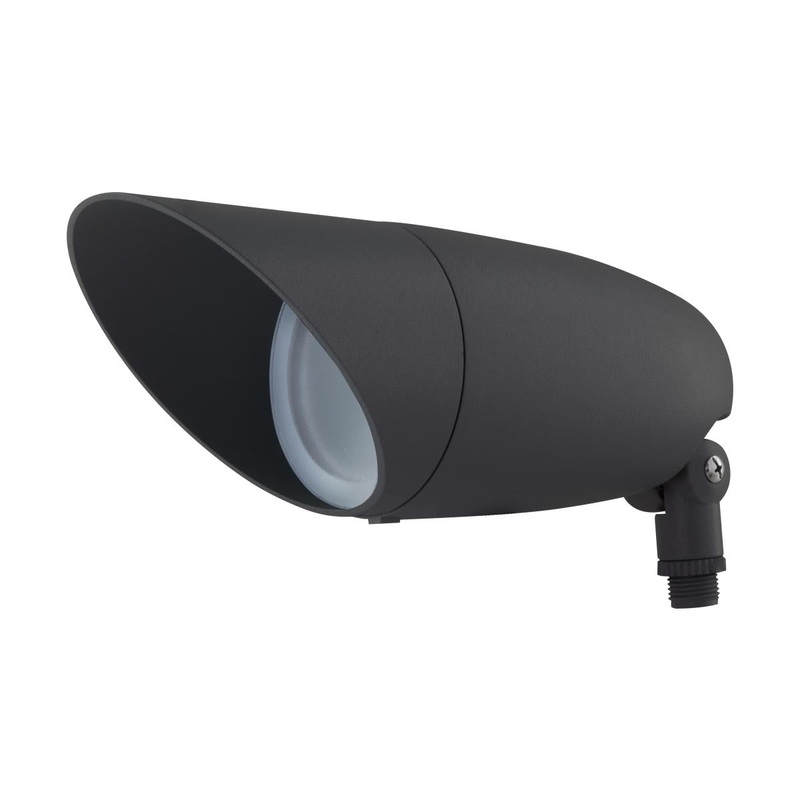 LED Landscape Flood 12 Watt; 3000K; Dark Gray Finish