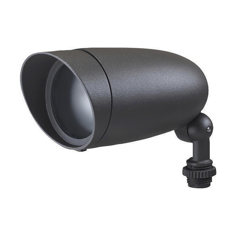LED Landscape Flood 6W - 3000K - Dark Gray Finish - 120V