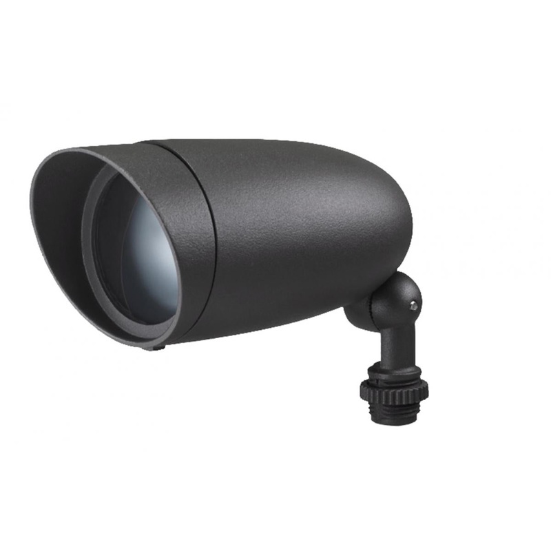 LED Landscape Flood 9W - 3000K - Dark Gray Finish - 120V