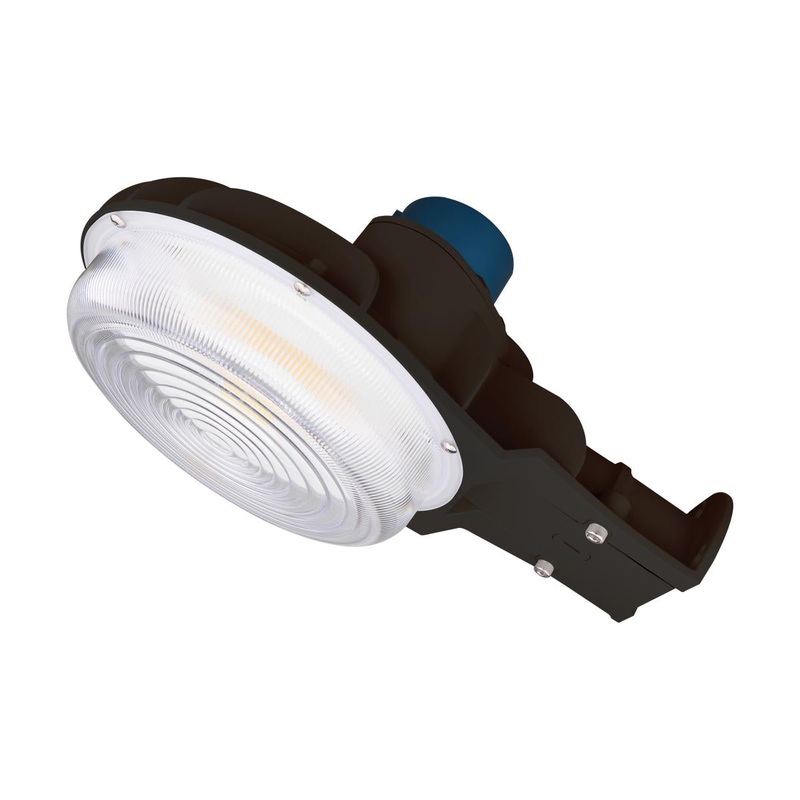 40 Watt LED Area Light with Photocell; CCT Selectable and Dimmable; Bronze