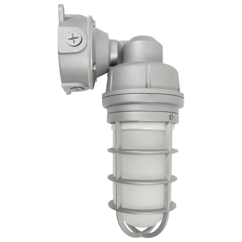 LED Adjustable Vapor Tight Fixture; 20W; RGB Selectable; Gray