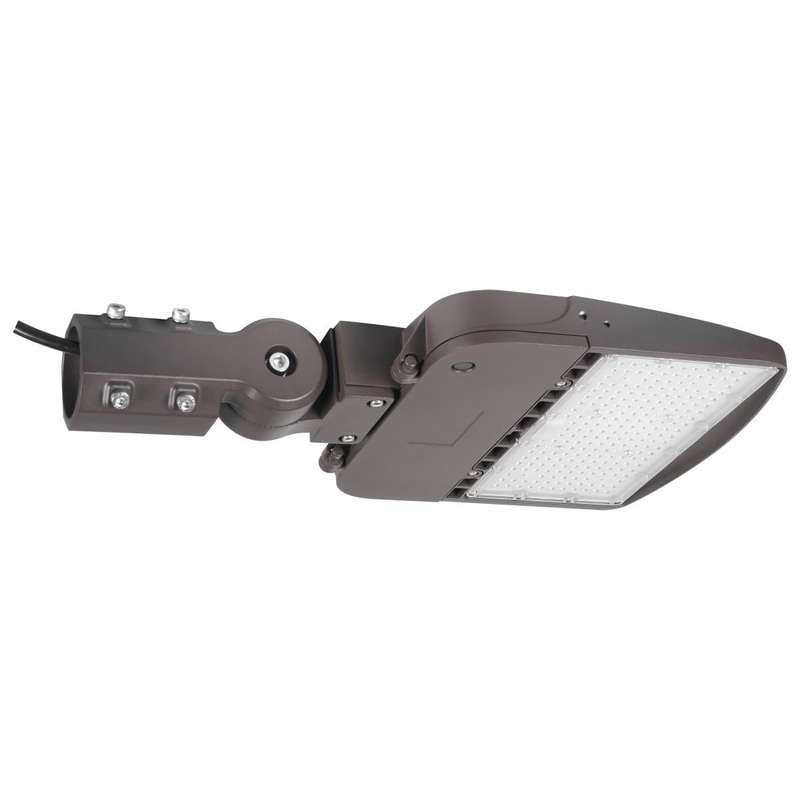 LED Area Light Type III; 100W; Bronze Finish; 5000K; 120
