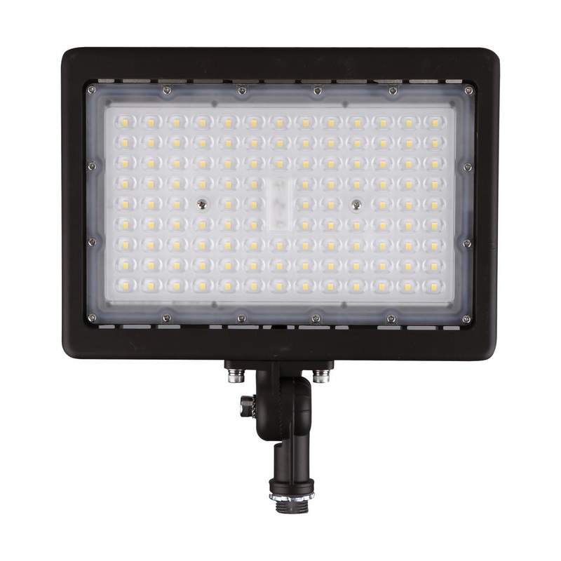 LED Flood Light; 90 Watt; 4000K; Bronze