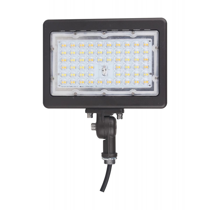 LED Flood Light; 90 Watt; 5000K; Bronze
