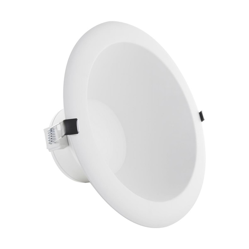 32 Watt Commercial LED Downlight; 8 in.; Color Adjustable; Lumen Adjustable;