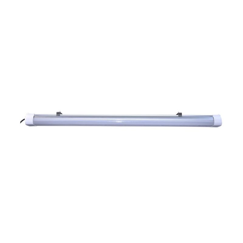 4 Foot; LED Tri-Proof Linear Fixture with Integrated Microwave Sensor; CCT & wAT