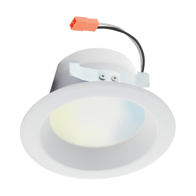 8.7 Watt; 4 in. LED Recessed Downlight; Tunable White; Starfish IOT; 120 Volt;