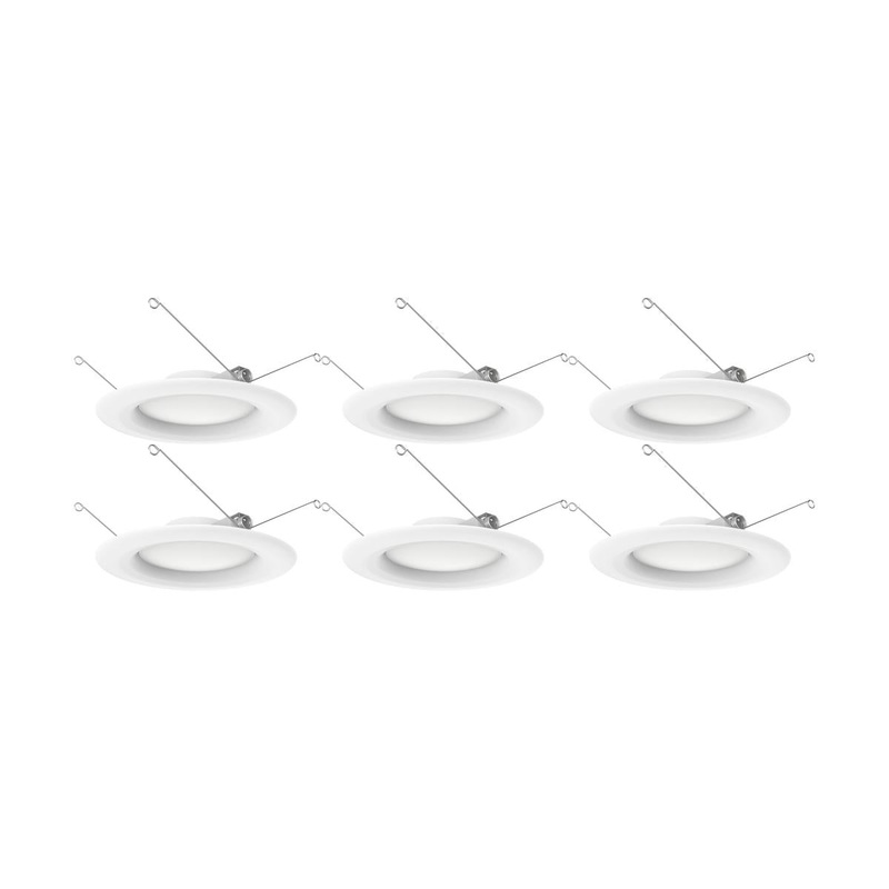 9.2 Watt; LED Downlight Retrofit; 5-6 inch; 90 CRI; 3000K; 120 Volt; Pack of