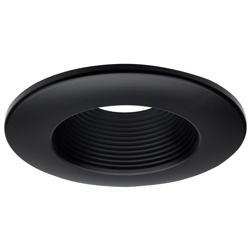Deep Baffle Trim; 6 Inches; Black Finish