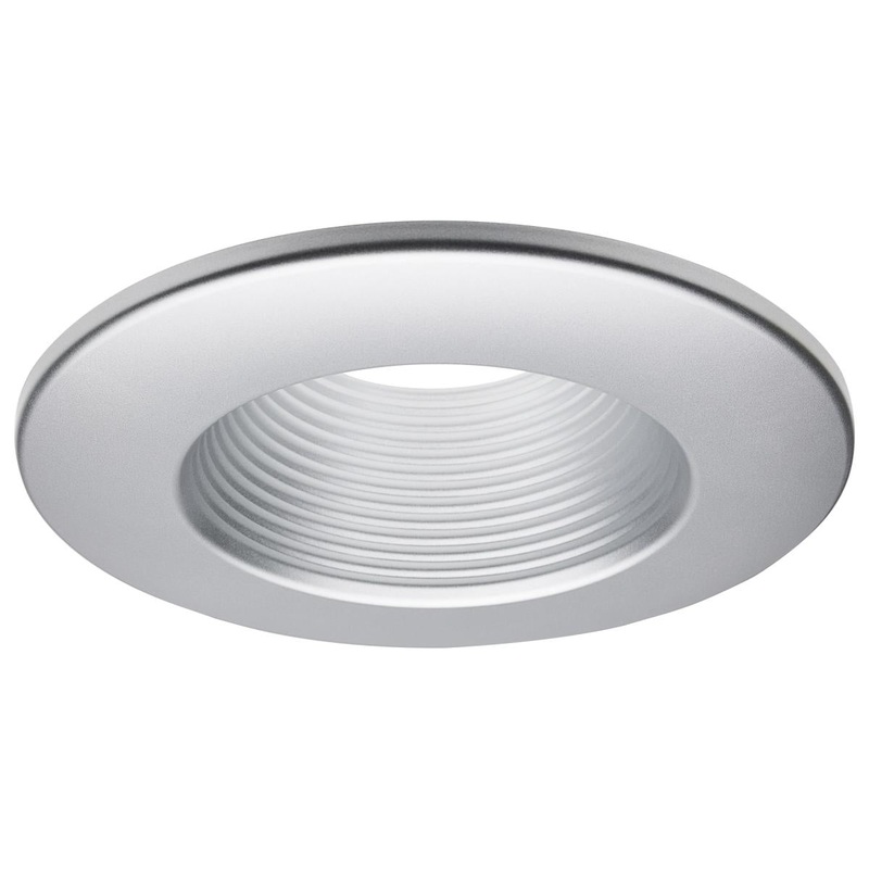 Deep Baffle Trim; 6 Inches; Brushed Nickel Finish