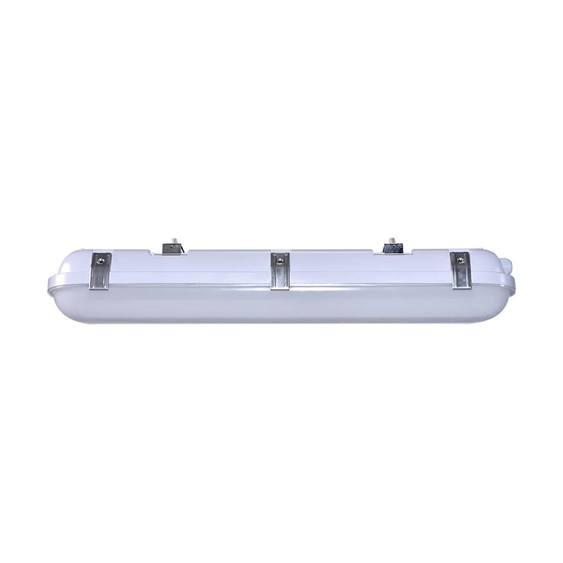 LED 2 Foot; 20 Watt; Vapor Proof Linear Fixture with Integrated Microwave Sensor