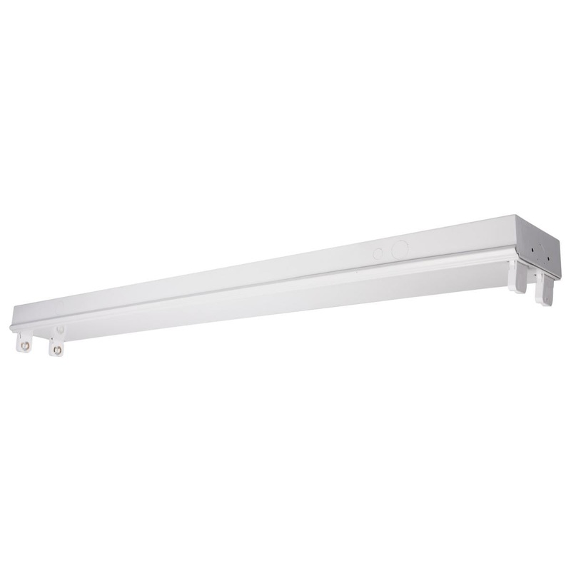 LED 3 Foot; Dual T8 Lamp Ready Fixture Channel; Empty Body Fixture; Complete Lamp