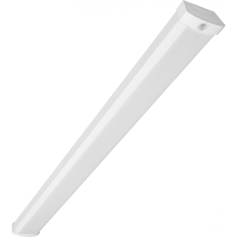 LED 4 ft.- Ceiling Wrap with Motion Sensor - 40W - 3000K - White Finish - 120-27