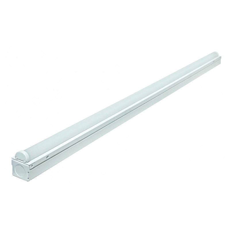 LED 4 ft.- Strip Light - 24W - White Finish - 100-277V