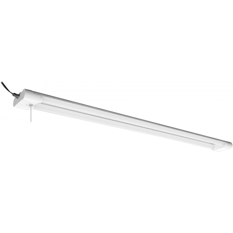 LED 4ft. - 48W Connectable Shop Light - White Finish - 4000K