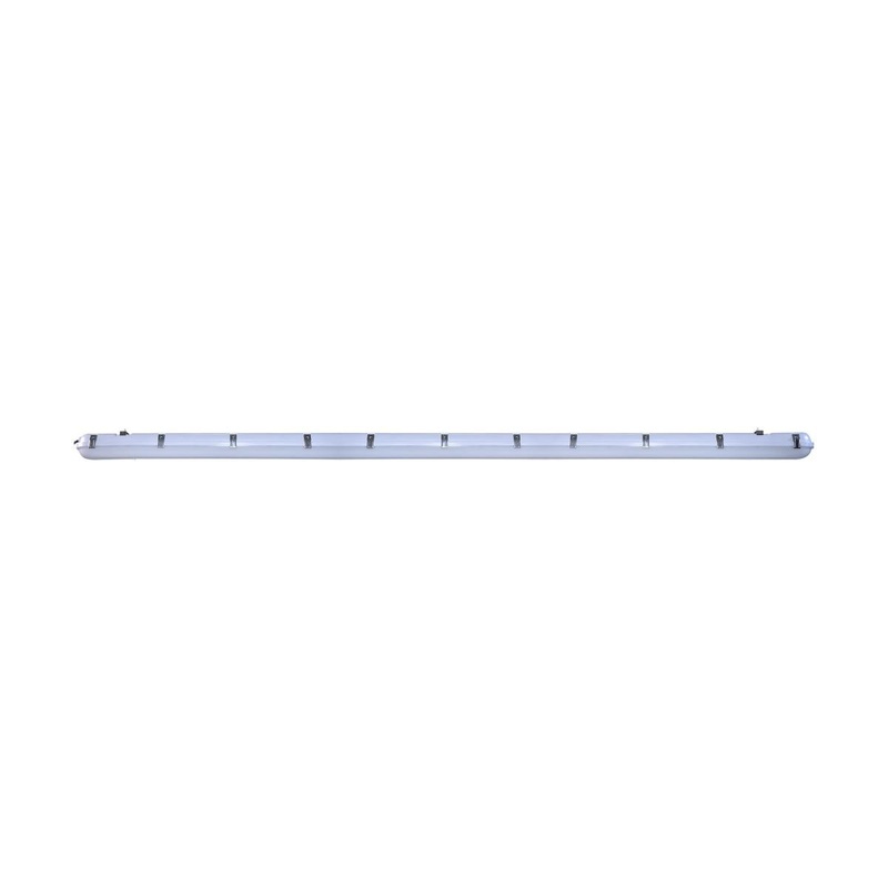 LED 8 Foot; Vapor Proof Linear Fixture with Integrated Microwave Sensor; CCT & WATTAGE