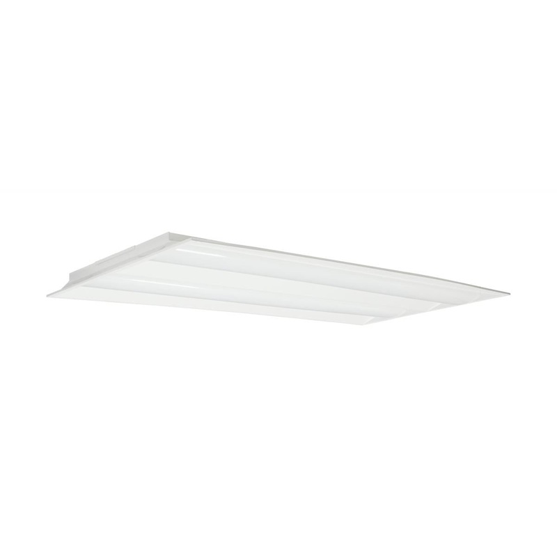 2X4 Double Basket LED Troffer Fixture; Wattage Selectable; CCT Selectable; Lumens Selectable; 100-277V