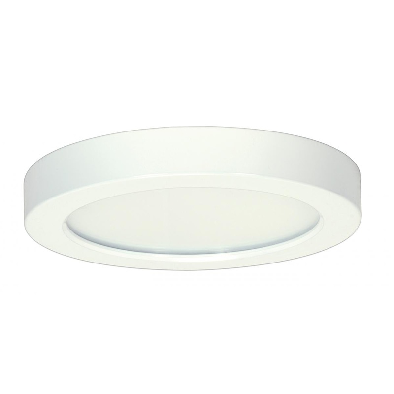 Blink - 13.5W- 7" Surface Mount LED - 2700K- Round Shape - White Finish
