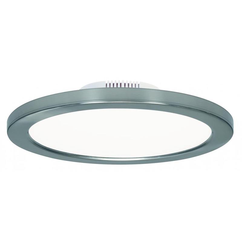 Blink - 16W- 9" Surface Mount LED - 3000K- Polished Nickel Finish