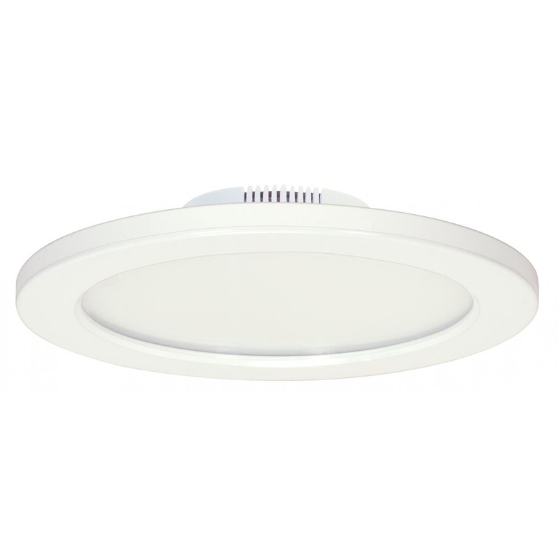 Blink - 16W- 9" Surface Mount LED - 3000K- White Finish
