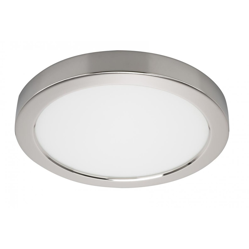 Blink - 18.5W- 9" Surface Mount LED - 3000K- Round Shape - Polished Chrome