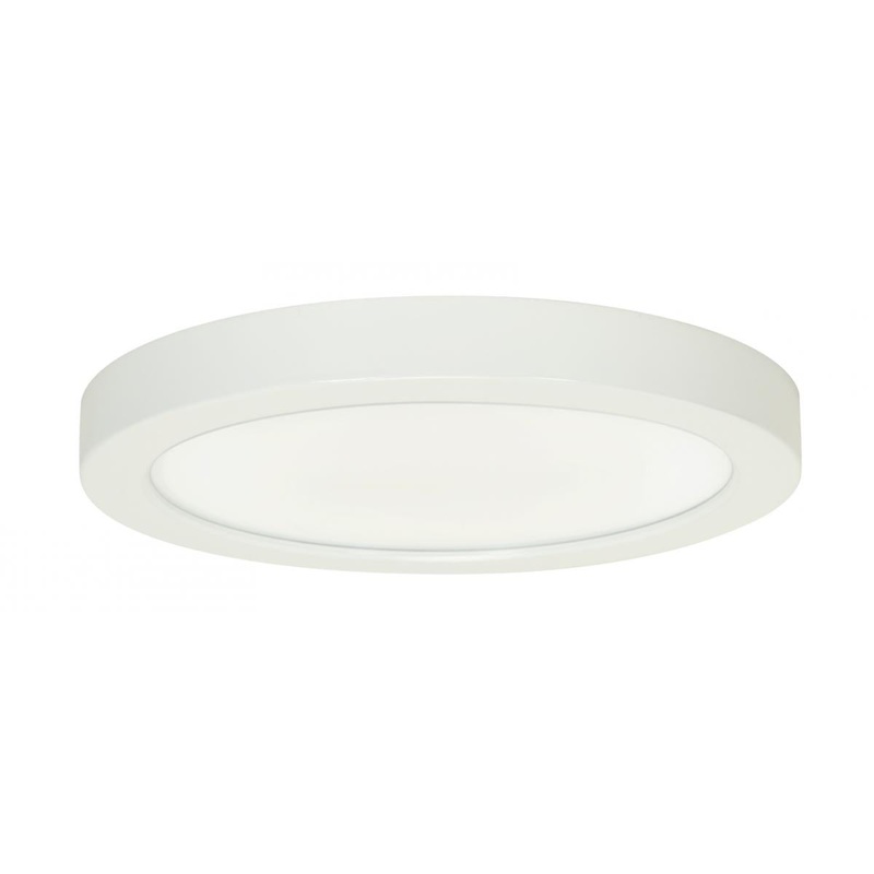 Blink - 18.5W- 9" Surface Mount LED - 3000K- Round Shape - White Finish