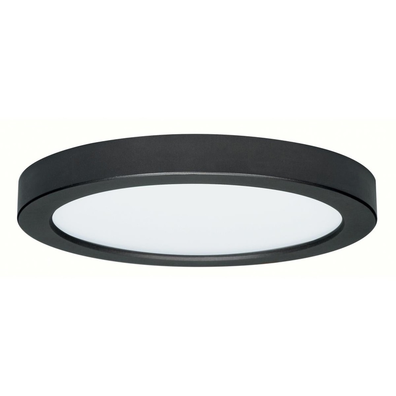 Blink - 25W- 13" Surface Mount LED - 3000K- Round Shape - Black Finish