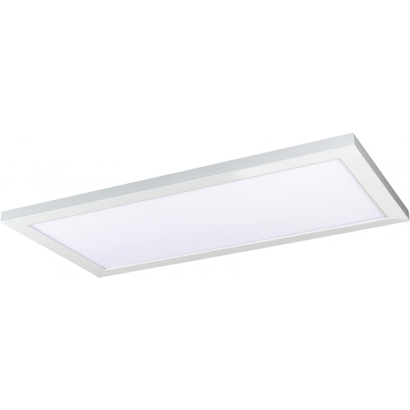 Blink Plus - 22W- 12" x 24" Surface Mount LED - 4000K - White Finish - 120-277V
