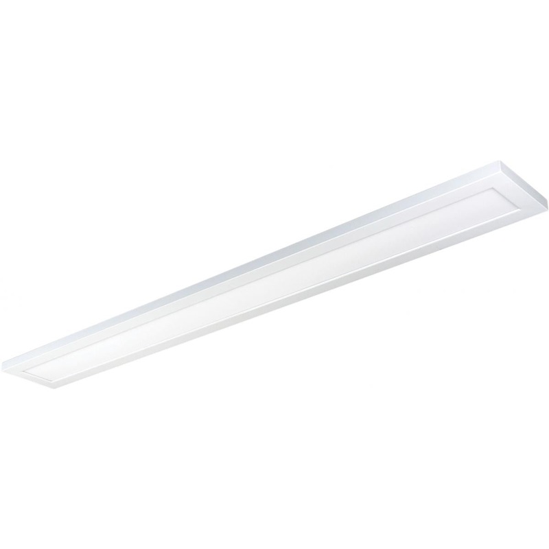 Blink Plus - 40W- 5.5'' x 48'' Surface Mount LED - 4000K - White Finish - 120-277V